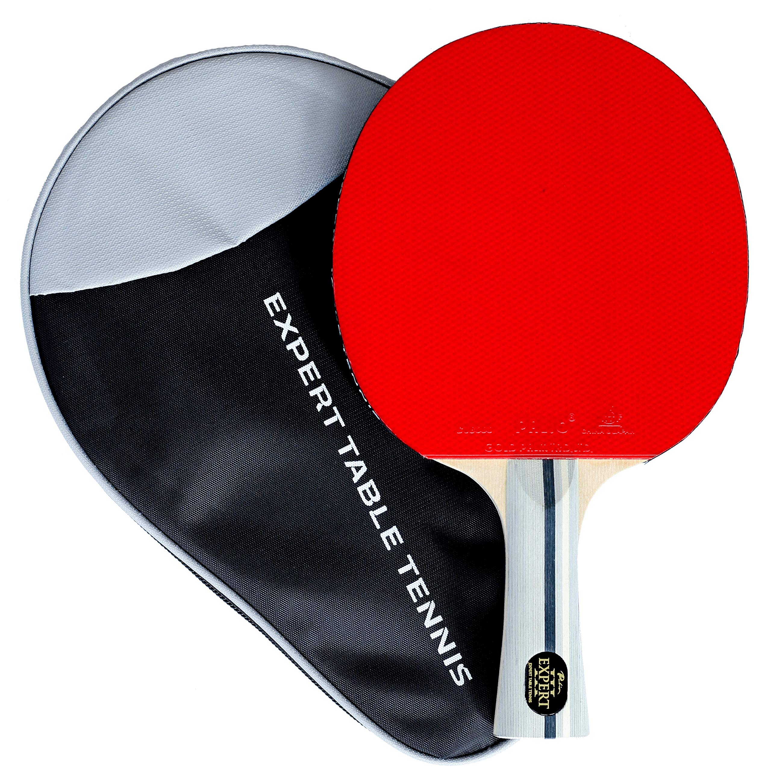 Palio Expert 3.0 Table Tennis Racket & Case | ITTF Approved High